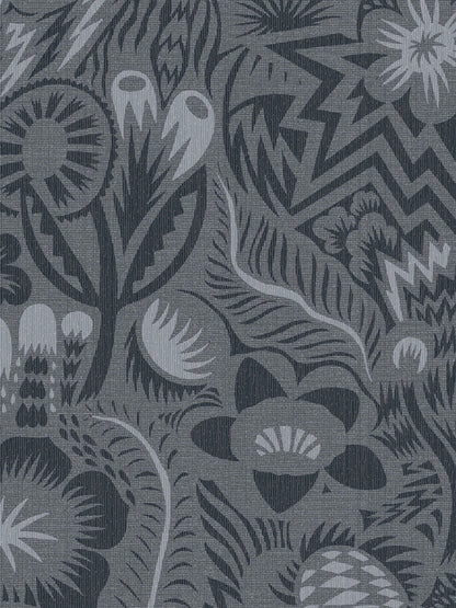Pangsurr is a floral mural wallpaper with soft, organic fantasy shapes created by Hanna Werning. Like a zoomed-in glimpse of soft moss, accompanied by the buzz of insects. 