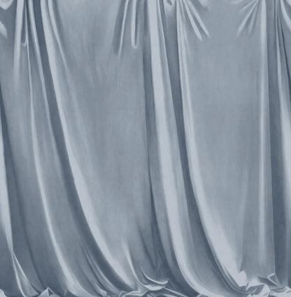 The painterly wallpaper mural Drape captures the feel of softly draping fabric, hand-painted with a canvas texture and artistic brushstrokes.