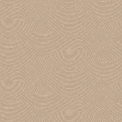 The Haväng Grand wallpaper mural creates a tranquil pattern of sweeping lines, inspired by the fields of Österlen.