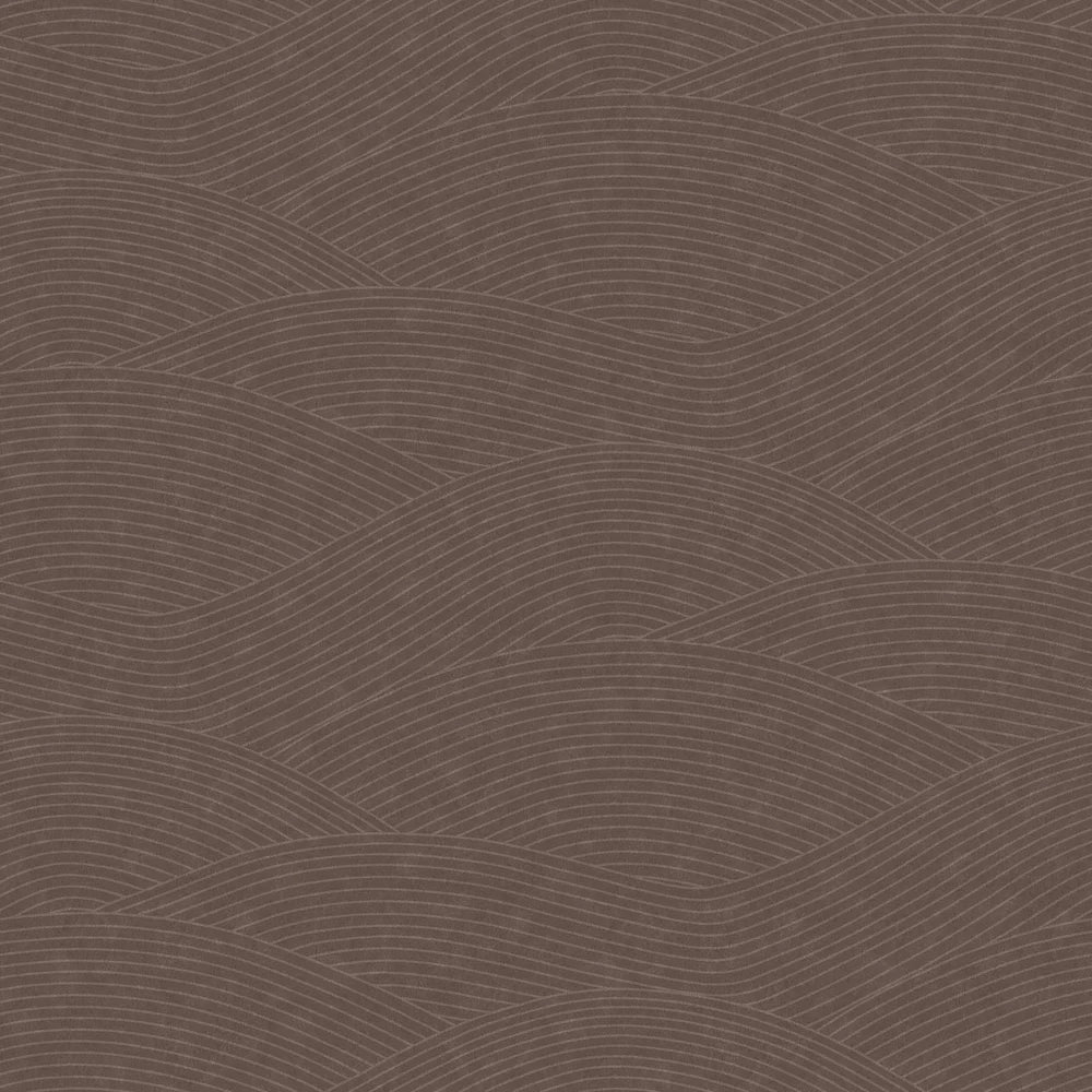 The Haväng Grand wallpaper mural creates a tranquil pattern of sweeping lines