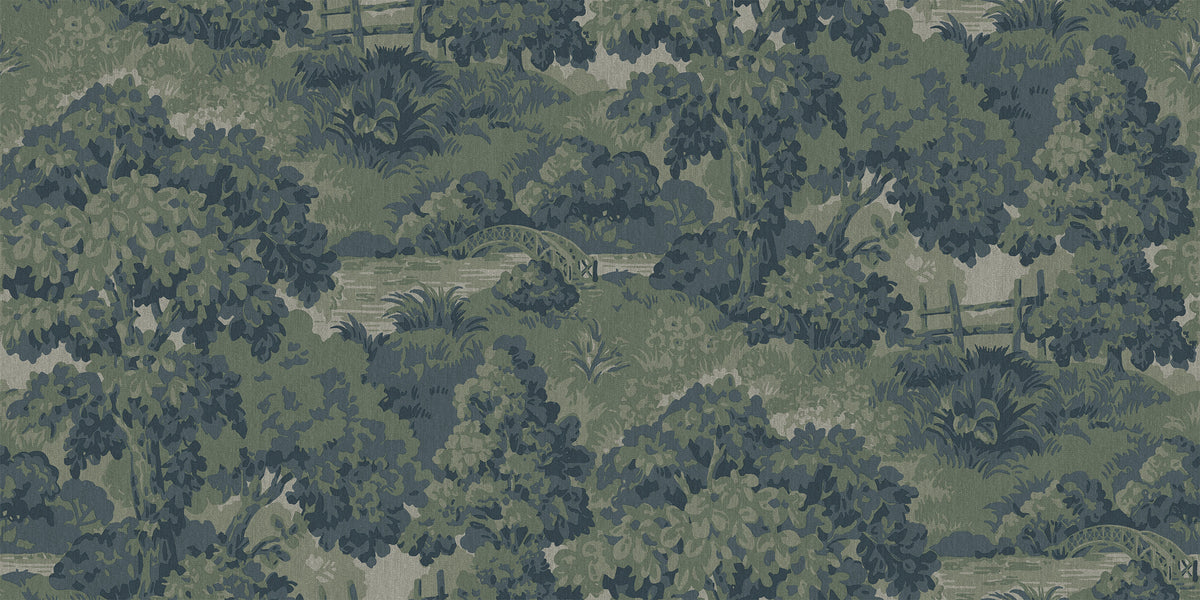  The Alnarp Grand wallpaper is a tribute to beautiful castle and manor gardens, where interesting tree species from all corners of the world were once collected. 