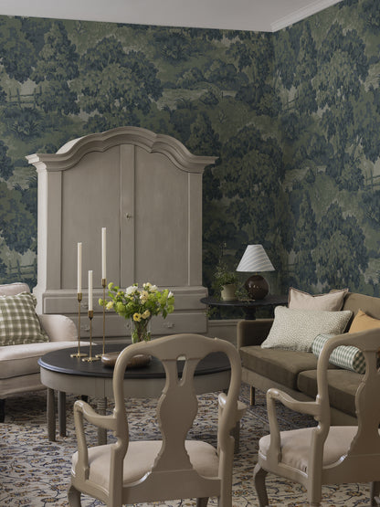  The Alnarp Grand wallpaper is a tribute to beautiful castle and manor gardens, where interesting tree species from all corners of the world were once collected. 
