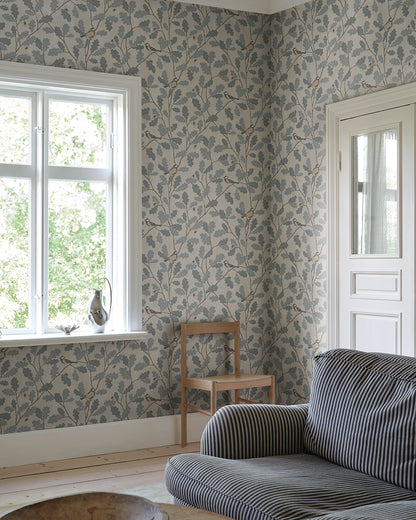 
Charming Light Blue Botanical Wallpaper
Waldemar has been resting in the archives for a few years after being a true favorite in our collection