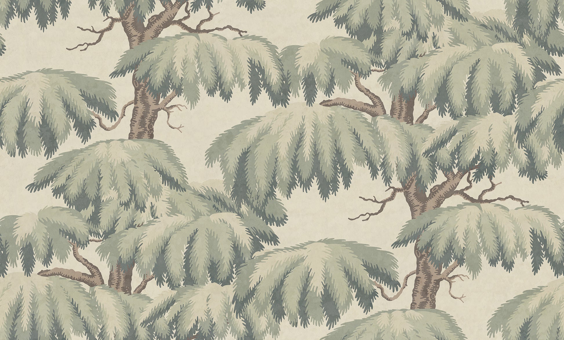 With its magnificent crown, the Lebanese Cedar wallpaper mural embraces Southern European valleys and mountain slopes with its plumes