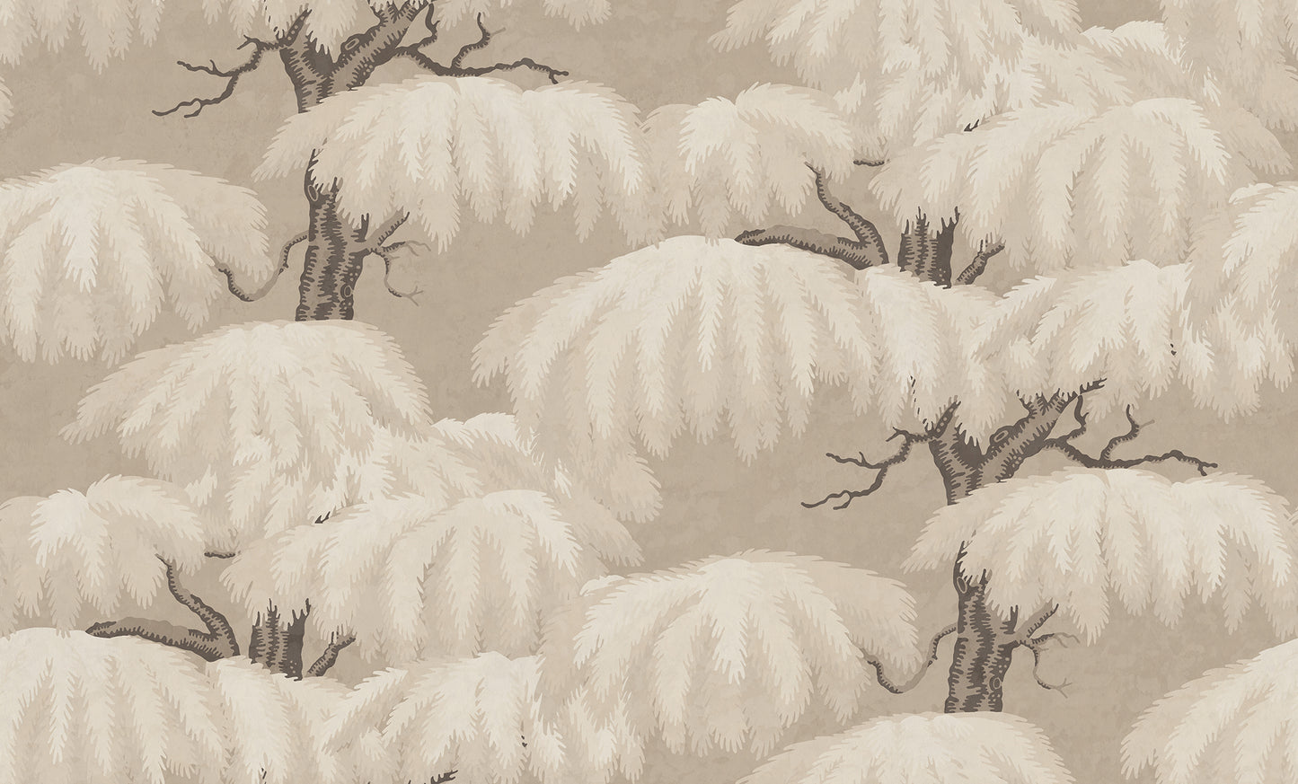 With its magnificent crown, the Lebanese Cedar wallpaper embraces Southern European valleys and mountain slopes with its plumes.