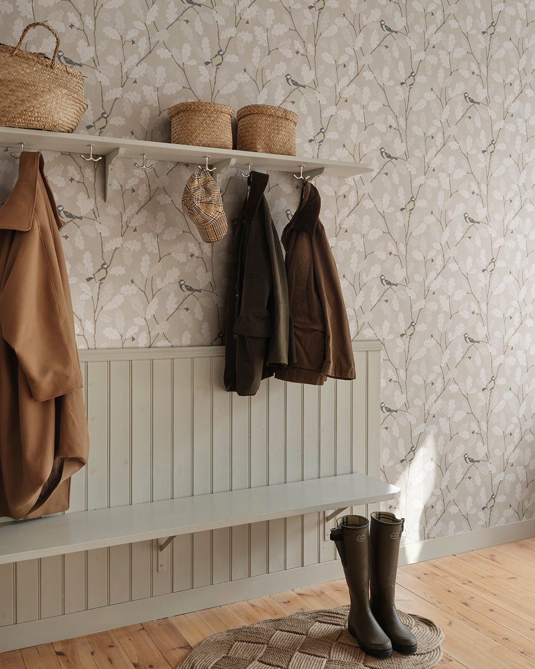 Charming Beige Oak Wallpaper
Waldemar has been resting in the archives for a few years after being a true favorite in our collection.