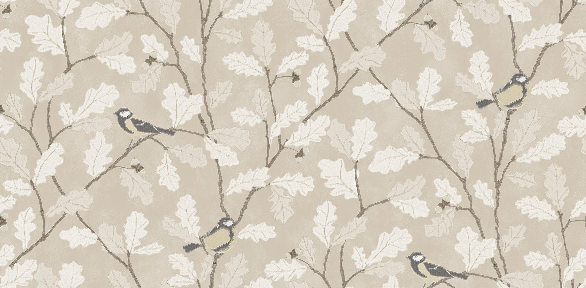 Charming Beige Oak Wallpaper
Waldemar has been resting in the archives for a few years after being a true favorite in our collection.
