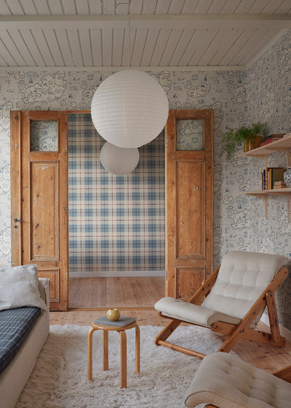 Ferdinand is Sandberg's own map mural wallpaper in Latin, with Atlantis as the model.