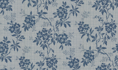 This beautiful blue floral vine comes from a 1920s original and was a favorite wallpaper for many years.