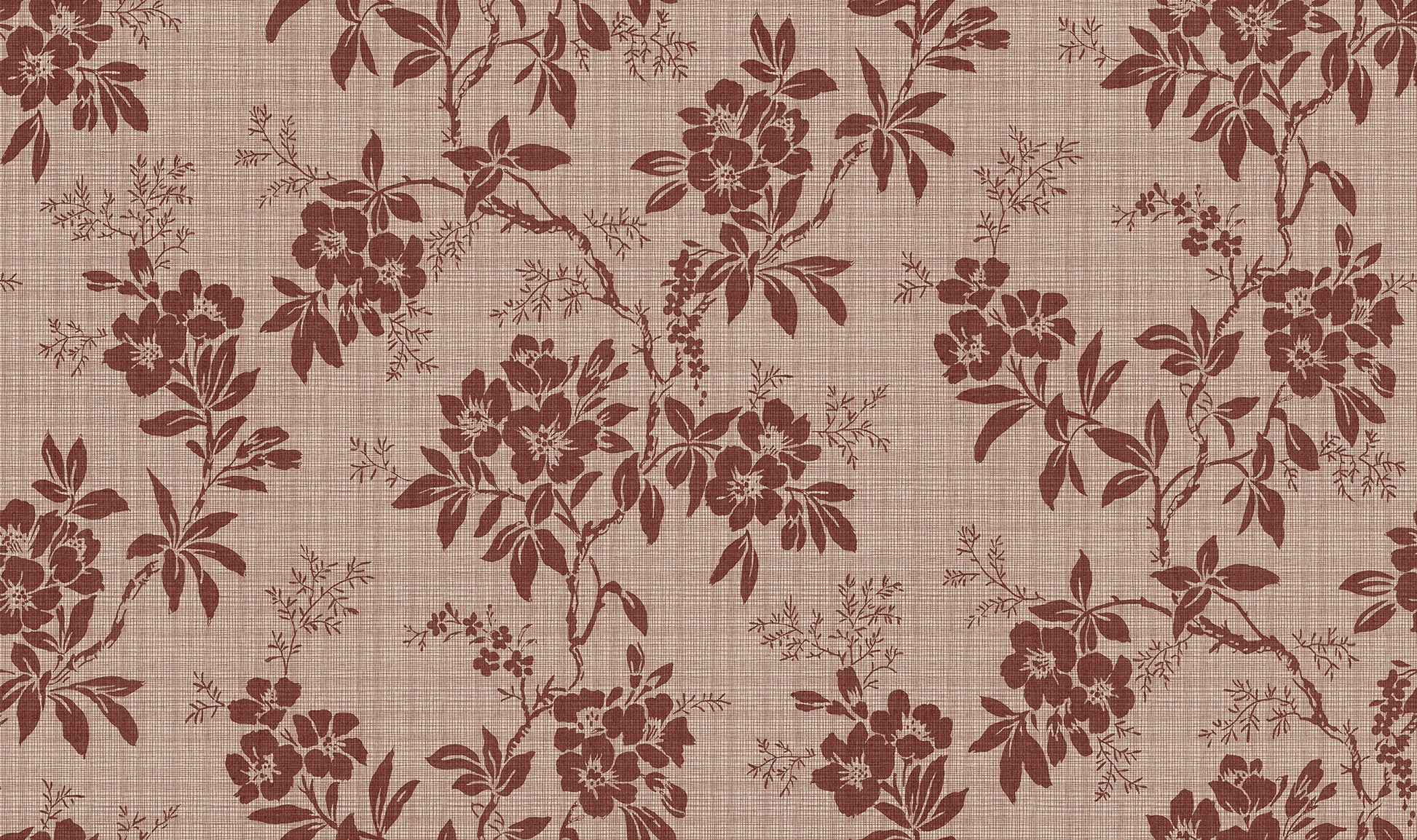 Charming Burgundy Floral Wallpaper
This beautiful floral vine in burgundy comes from a 1920s original and was a favorite wallpaper for many years. Now we have scaled up the pattern and experimented with more colors, creating a becoming Asian style with a retro feel.
