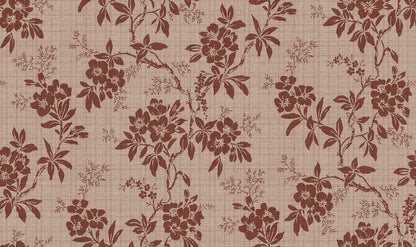Charming Burgundy Floral Wallpaper
This beautiful floral vine in burgundy comes from a 1920s original and was a favorite wallpaper for many years. Now we have scaled up the pattern and experimented with more colors, creating a becoming Asian style with a retro feel.
