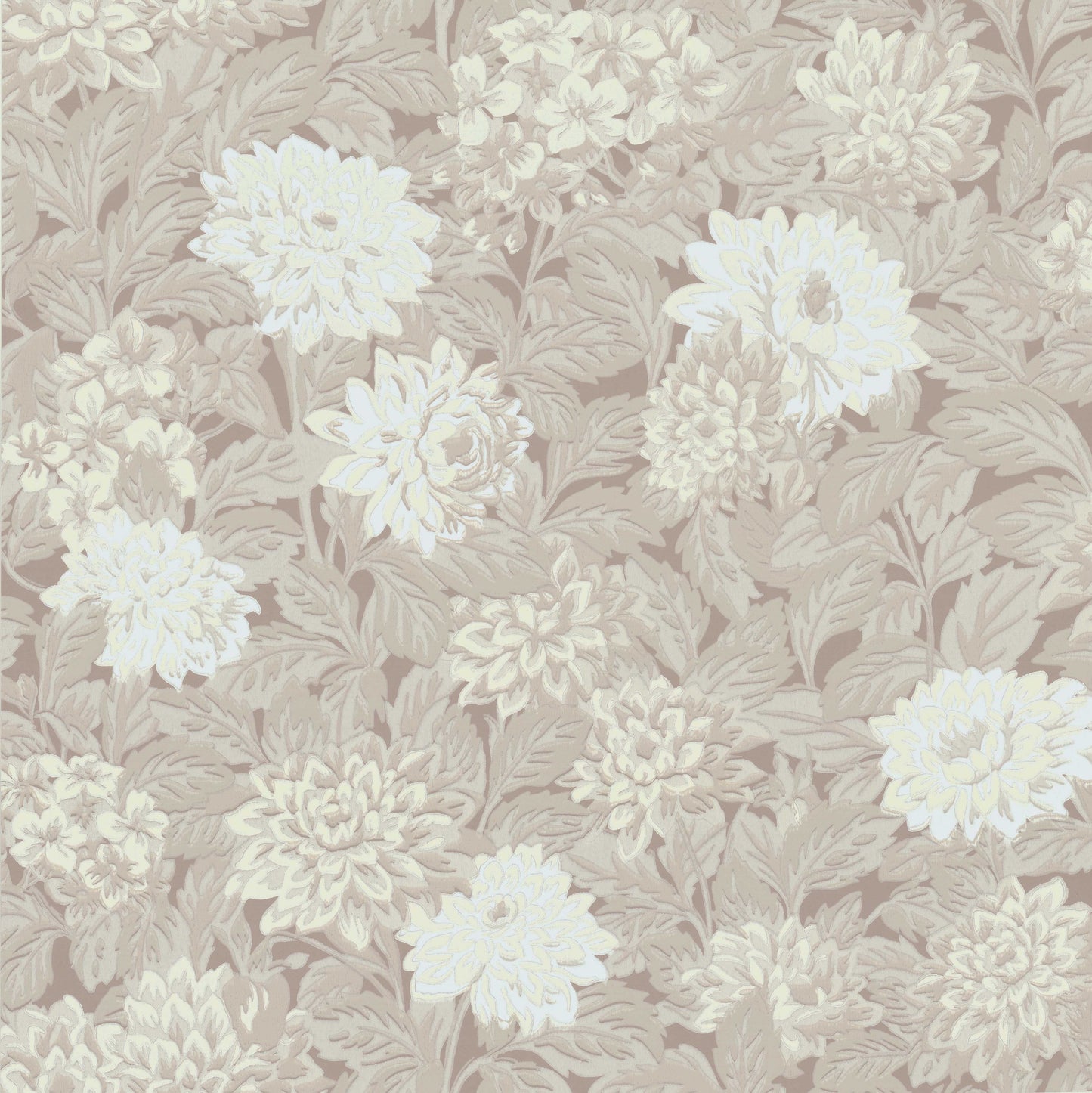 Dahlia is a charming historical wallpaper pattern originally created for the wallpaper factory in Arvika, Sweden, in the early 1900s.