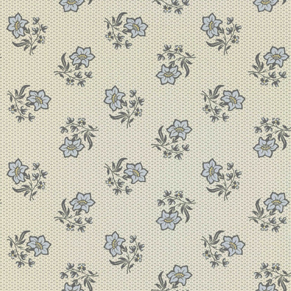 A beautifully stylistic floral wallpaper. Borrowed from an old Chinese woodblock printed textile, but with clear European influences. 