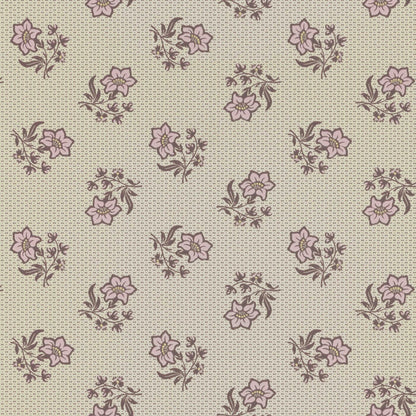 A beautifully stylistic floral wallpaper. Borrowed from an old Chinese woodblock printed textile, but with clear European influences. 
