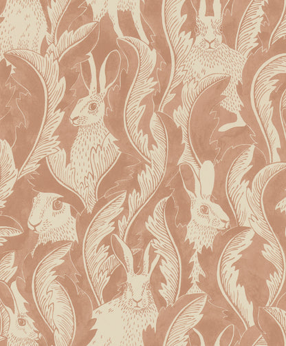 Hares In Hiding Dusty Pink - 03-58