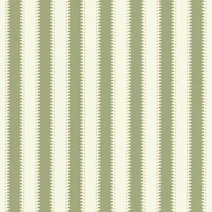 Make a stripe with jagged edges, add some dots and you’ll get a decorative, more playful striped wallpaper.