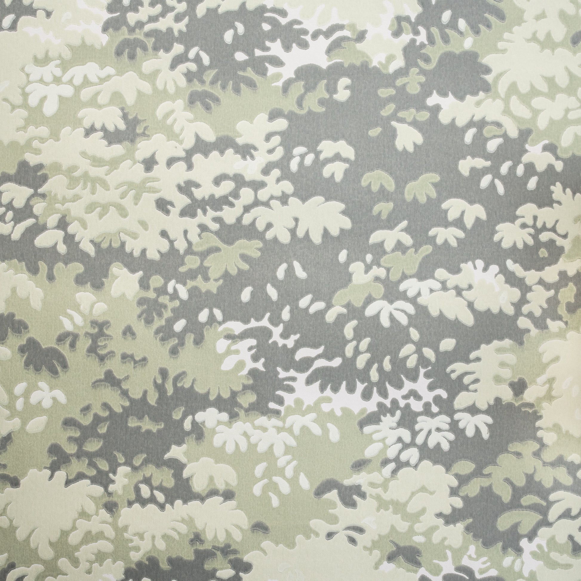 While exploring the forest, Daniel Långelid presents a Gobelin tapestry-inspired play with trees in the wallpaper, Into the Woods.