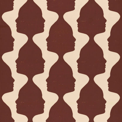  Leila is Studio Lisa Bengtsson’s interpretation of the classic check pattern – reimagined as wallpaper featuring a woman’s face. 