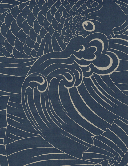 Plenty More Fish Ink Blue - 12-74