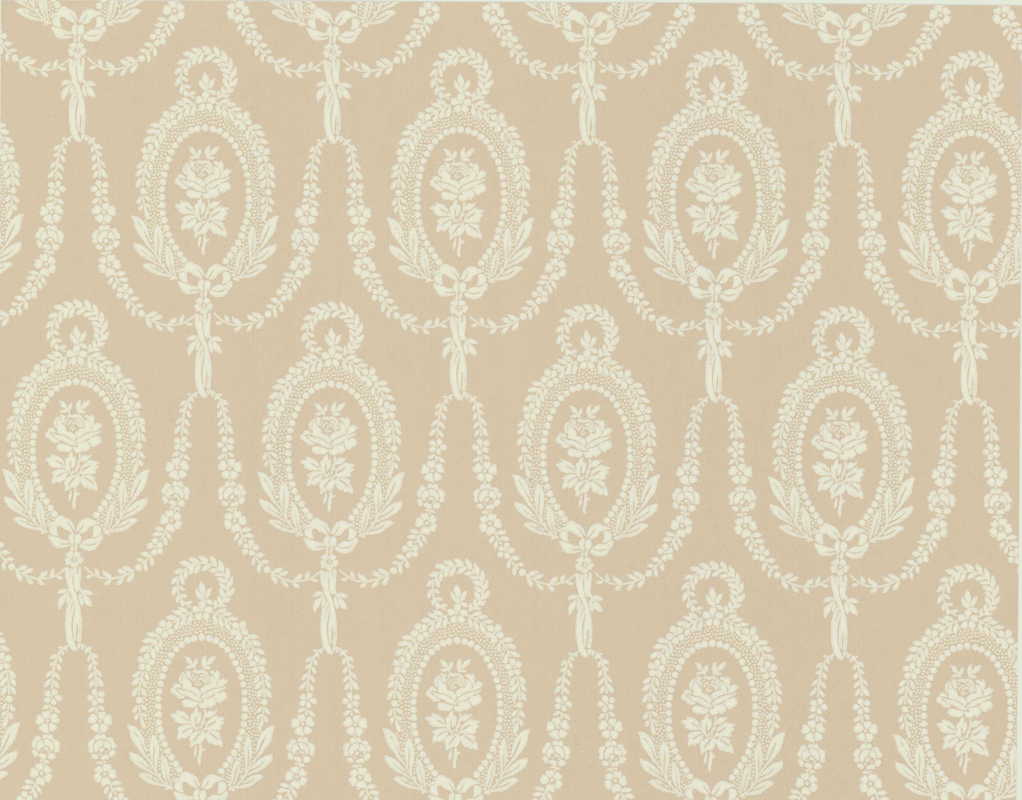 Rosmedaljong, Beige - 352-37