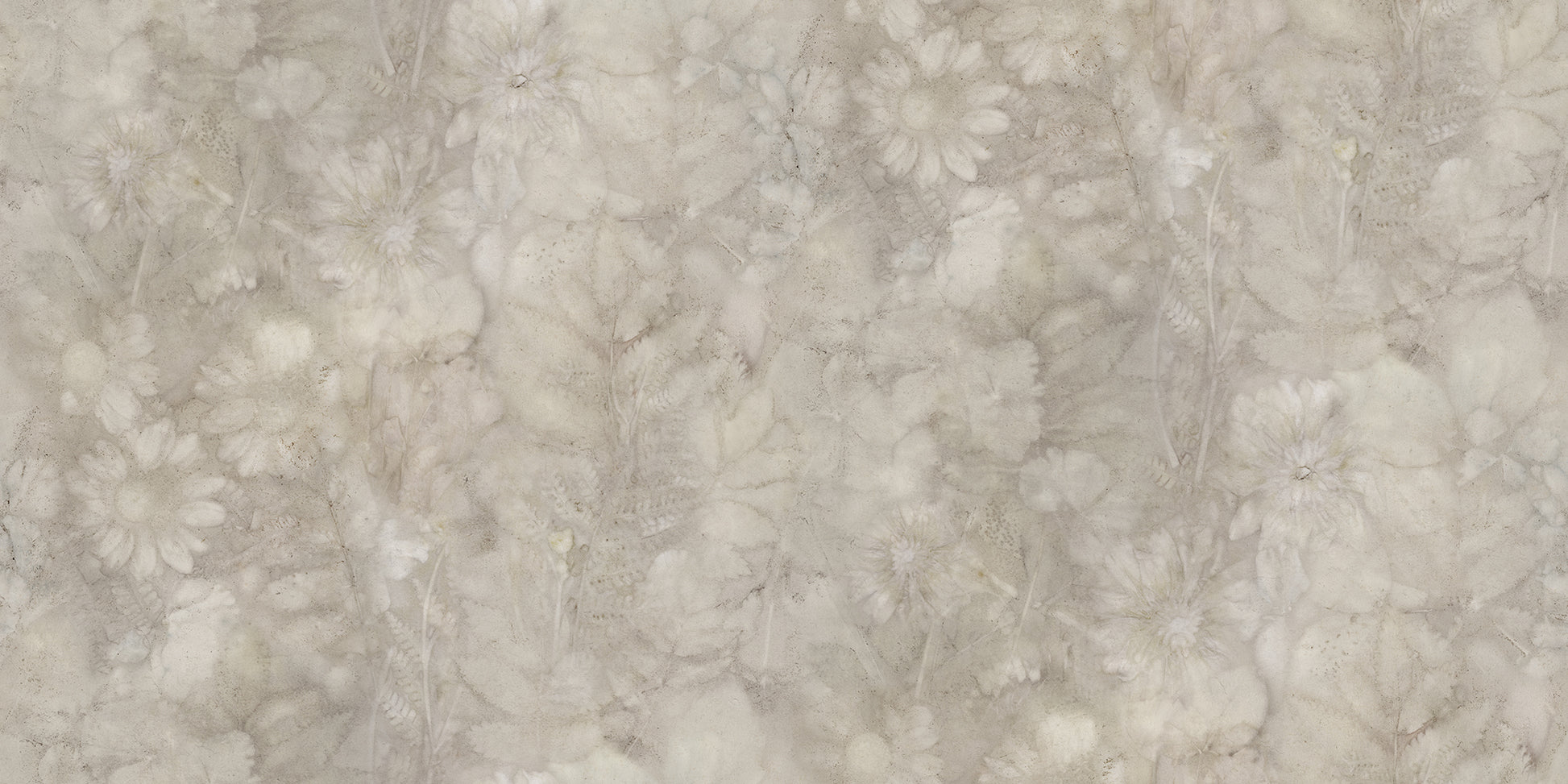 The wallpaper pattern is a collaboration with artist Monica Andoff, who with experimental plant dyeing on paper created the basis for this dreamy expression.