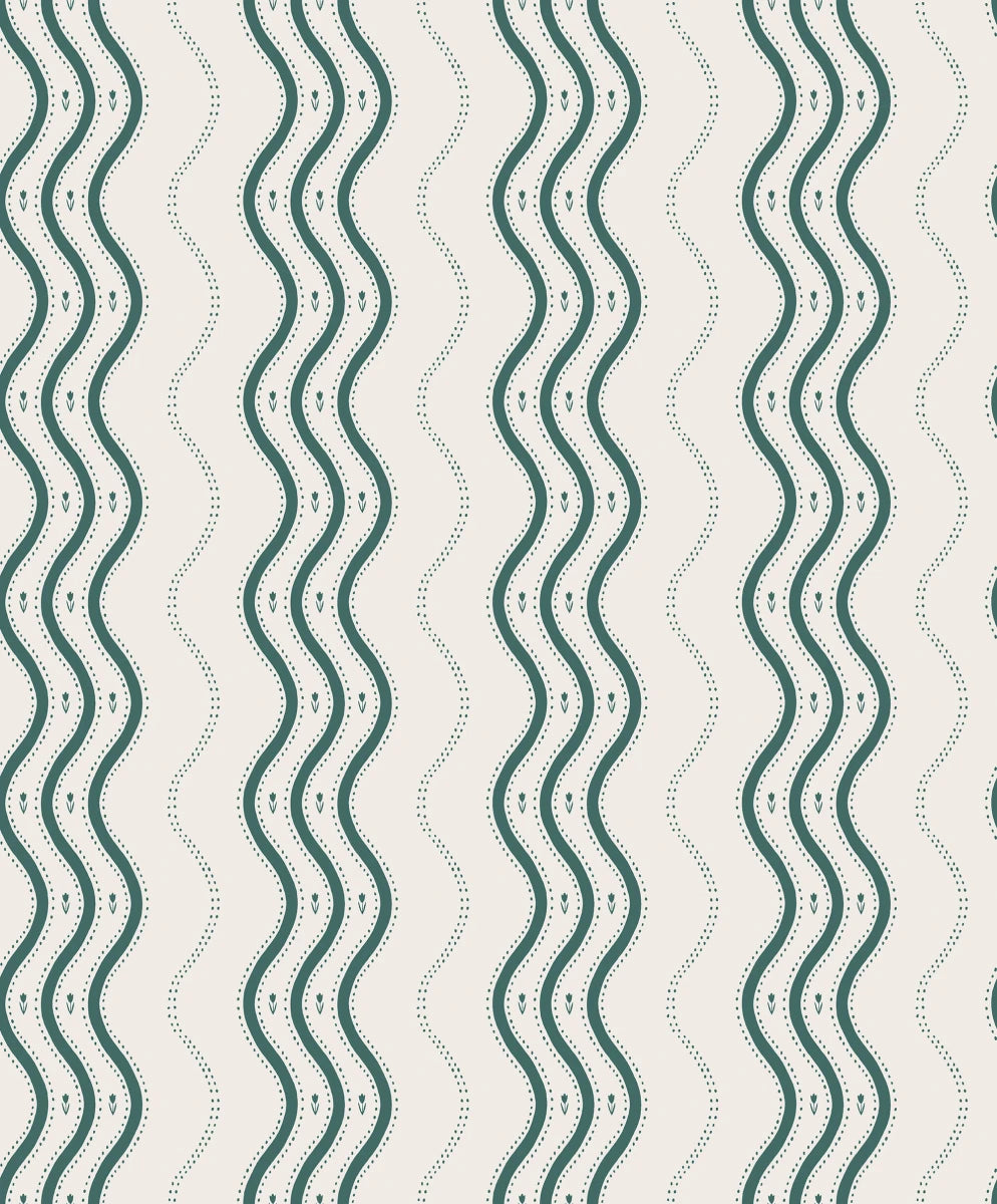 In collaboration with designer Johanna Bradford, we have developed this bold striped wallpaper design that is both unique, has a slightly humorous tone, and looks very stylish on the wall.