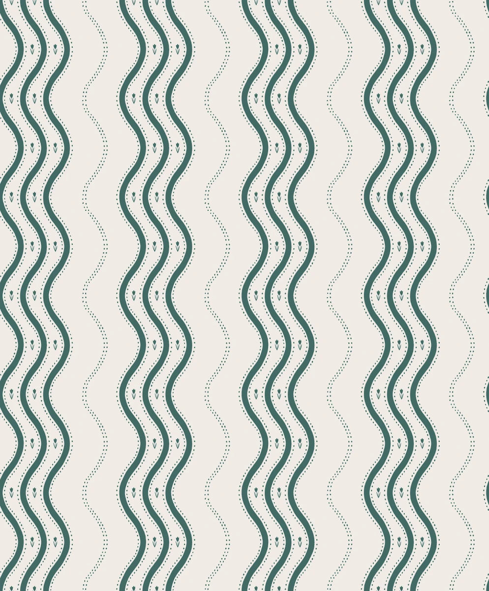 In collaboration with designer Johanna Bradford, we have developed this bold striped wallpaper design that is both unique, has a slightly humorous tone, and looks very stylish on the wall.