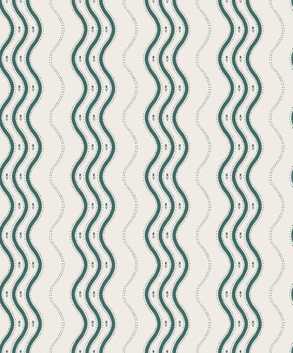 In collaboration with designer Johanna Bradford, we have developed this bold striped wallpaper design that is both unique, has a slightly humorous tone, and looks very stylish on the wall.