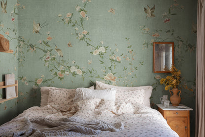 Bloom, Teal - S10427 Mural