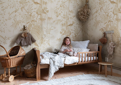 Chinoiserie Garden, Beige - S10544 Mural