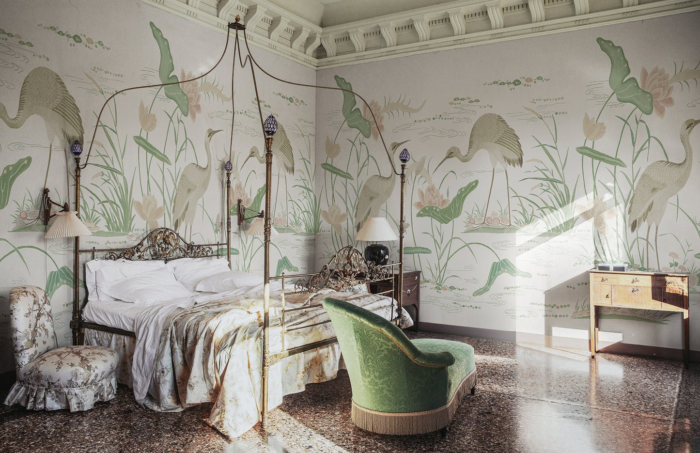 Seabirds, Green - S10550 Mural