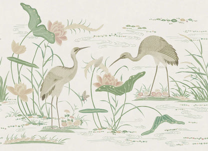 Seabirds, Green - S10550 Mural