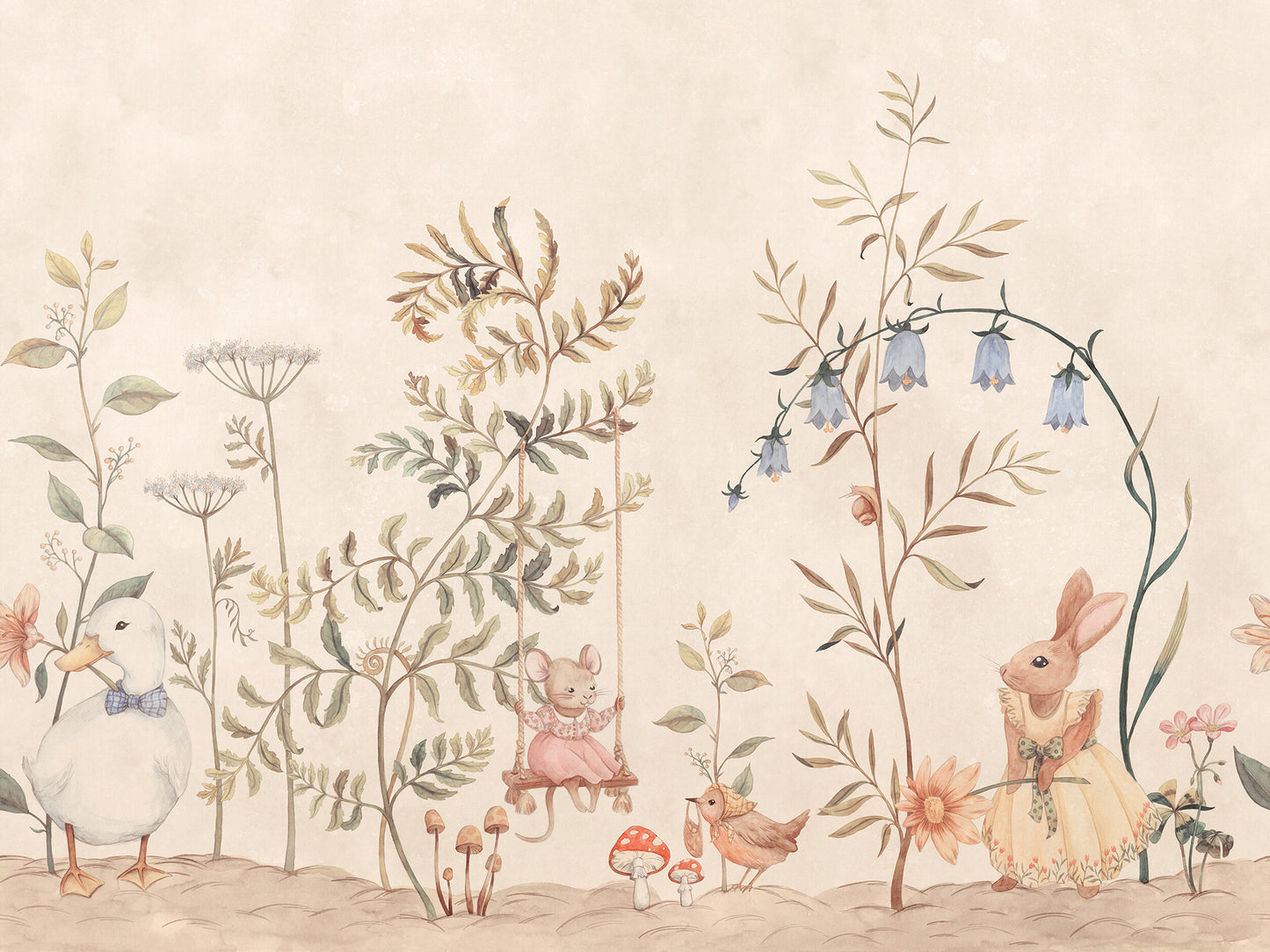 nchant your child's room with the Vilhelmina wallpaper.