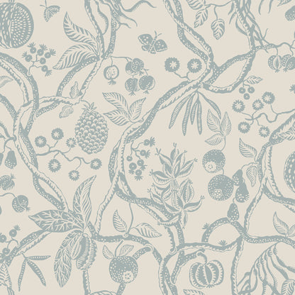 Discover the timeless allure of our Tree of Life wallpaper in soothing light blue tones.