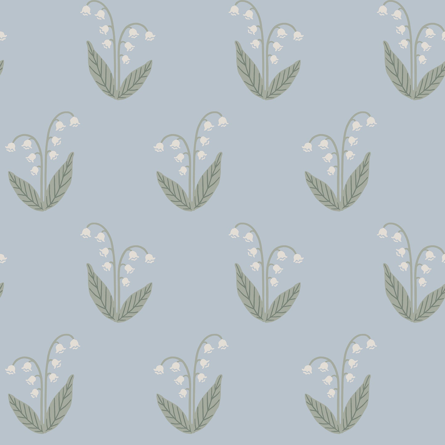  This wallpaper captures the beauty of simplicity with its graceful floral design, offering a sense of calm and sophistication to any space. 
