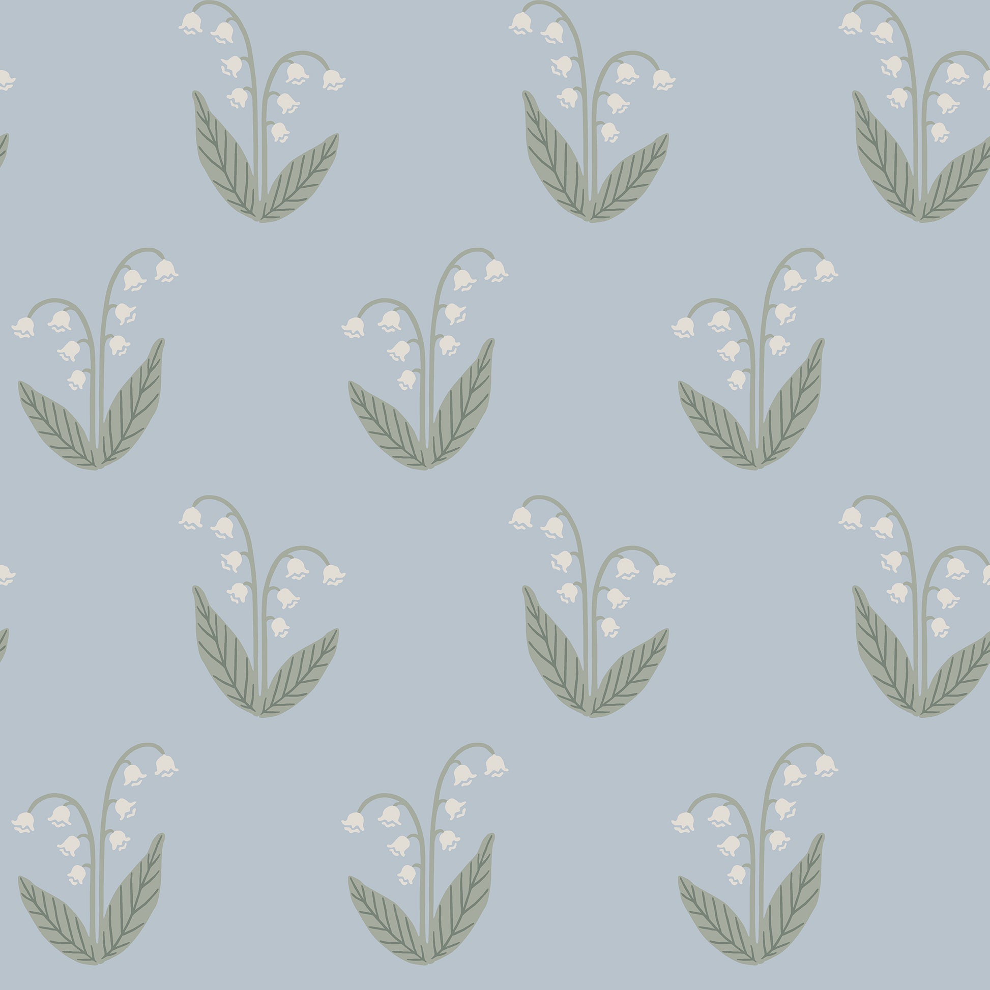  This wallpaper captures the beauty of simplicity with its graceful floral design, offering a sense of calm and sophistication to any space. 