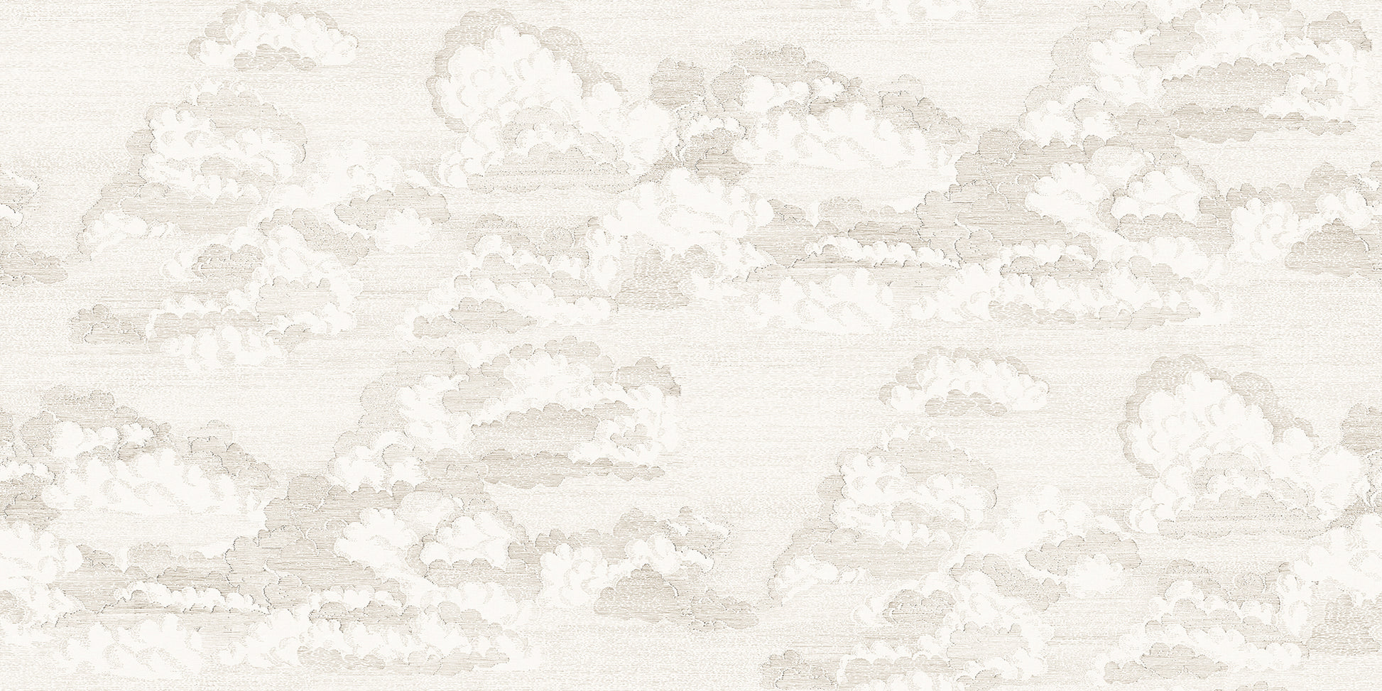 Bonnie invites tranquility with its hand-drawn clouds on wallpaper, evoking a dreamy atmosphere reminiscent of old etchings.