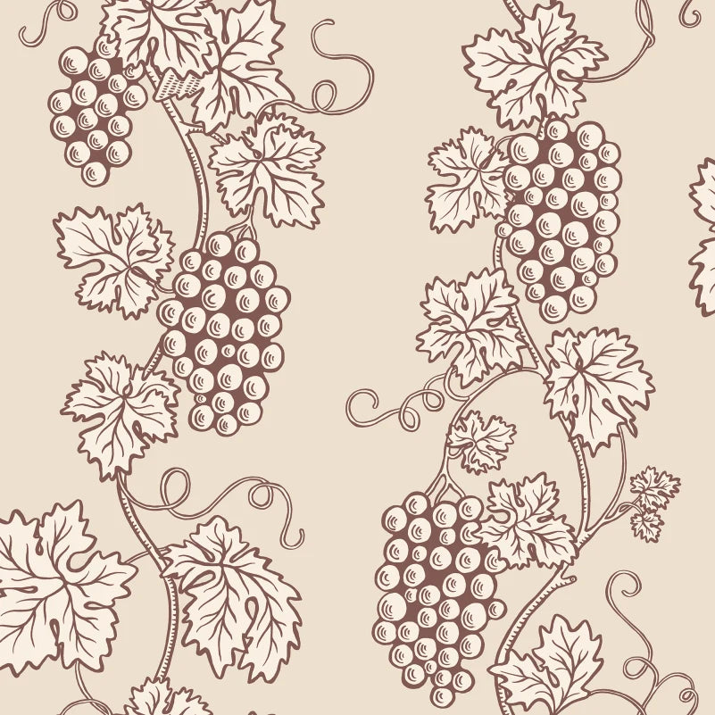 Carla brings a sophisticated charm with its stylized grapevine pattern in a rich burgundy tone. Inspired by domino paper, it gives an edgy yet classic flair to any room, perfect for those seeking an international decorative touch.
Designed by Karolina Kroon
