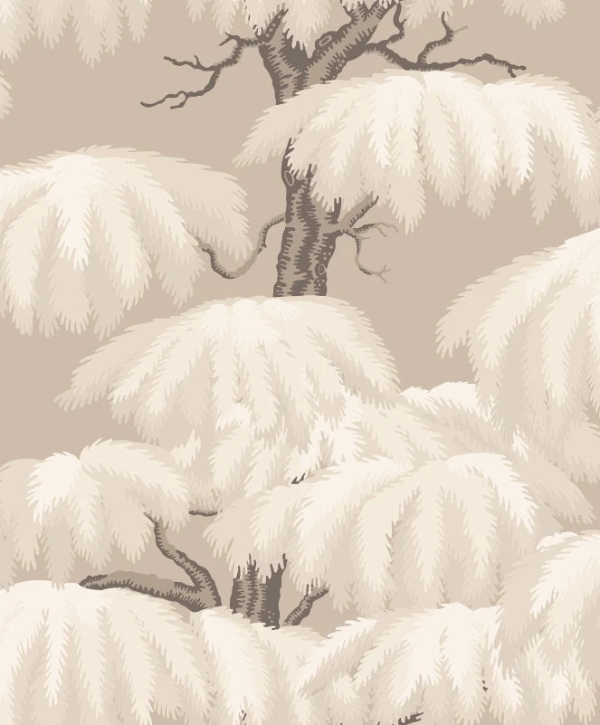 Alba Beige: Majestic Cedar Elegance
Inspired by the stately Lebanese Cedar trees of Como, the Alba Beige wallpaper presents a grand motif with a sophisticated, modern feel. Its rich patterns create an understated elegance that echoes natural splendor, making any space effortlessly refined.