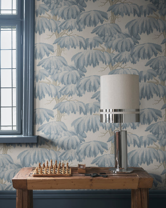 Alba Light Blue Wallpaper
Embrace sophistication with the Alba light blue wallpaper. Inspired by the majestic Lebanese Cedar trees, this design creates a serene, modern look that effortlessly transforms your space with botanical elegance.