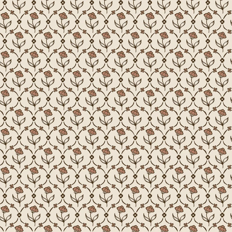 Elena Terracotta: A Timeless Floral Elegance
Experience the charm of the 19th century with Elena in Terracotta. This floral medallion pattern intertwines rustic elegance with the historical beauty reminiscent of folk motifs and domino paper. 