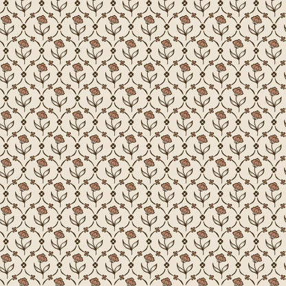 Elena Terracotta: A Timeless Floral Elegance
Experience the charm of the 19th century with Elena in Terracotta. This floral medallion pattern intertwines rustic elegance with the historical beauty reminiscent of folk motifs and domino paper. 