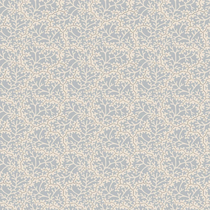 Coral Light Blue Wallpaper
Elegance meets history with the Coral Light Blue wallpaper, featuring a classic Vermicelli motif that intertwines corals in a soothing blue palette.