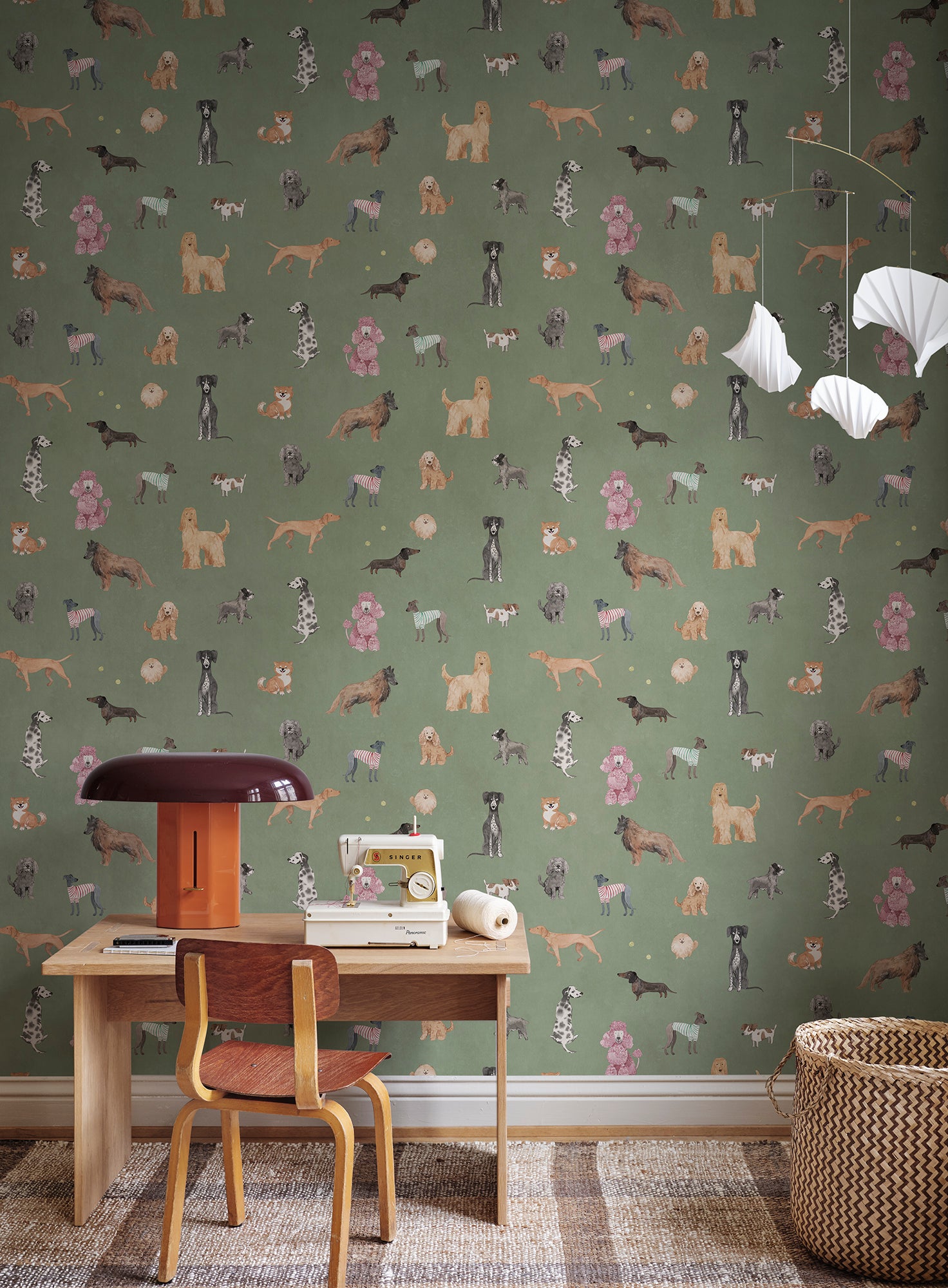 Celebrate your love for dogs with the playful Taiga and Friends wallpaper. 