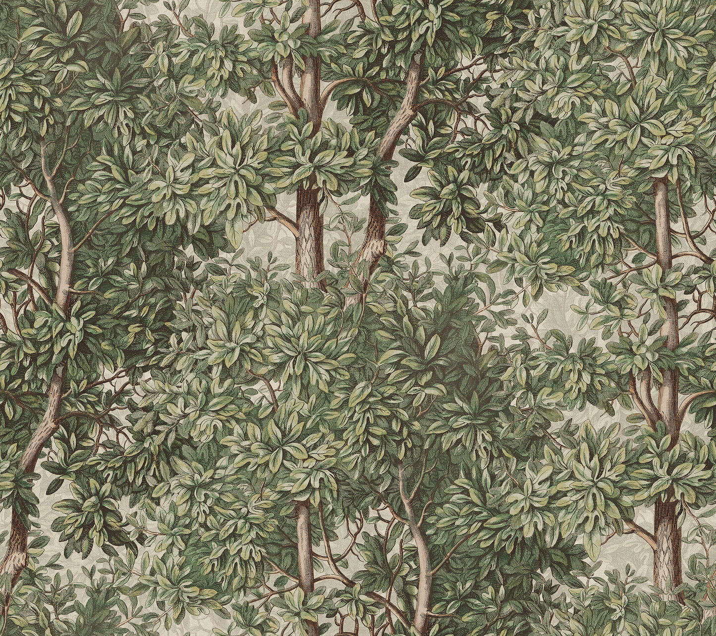  The Charles is a wall mural wraps your space in lush greenery reminiscent of an 18th-century botanical illustration. 