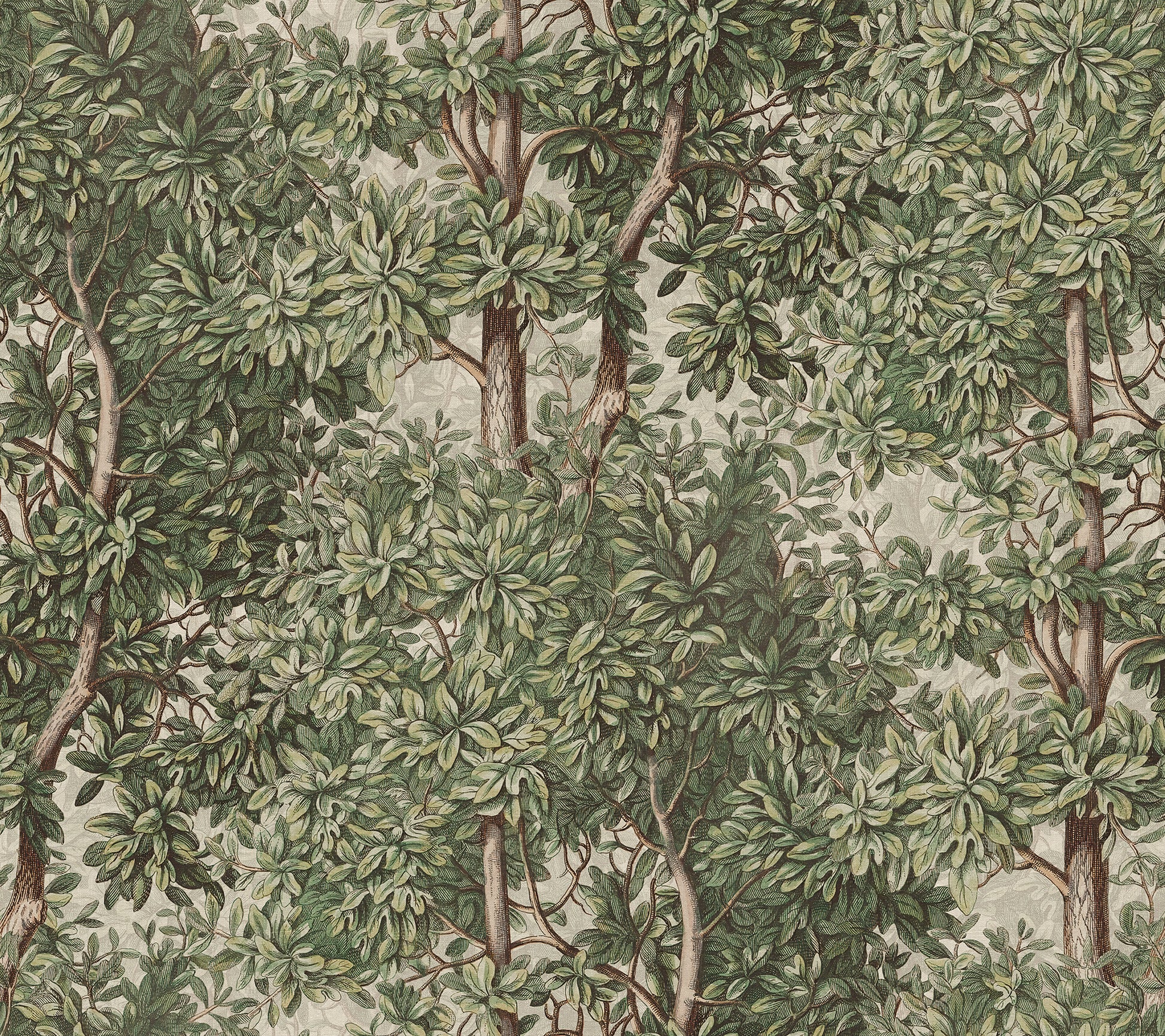  The Charles is a wall mural wraps your space in lush greenery reminiscent of an 18th-century botanical illustration. 