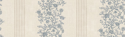  Natalie wallpaper in blue brings a touch of the French countryside to your walls. 