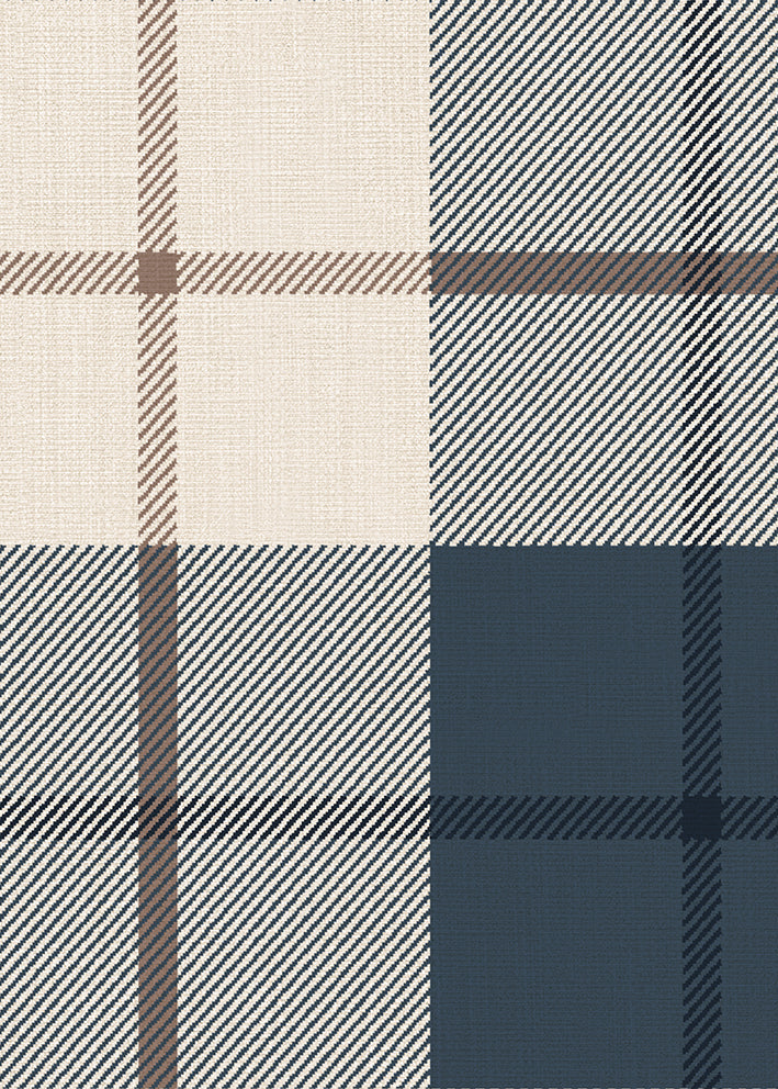 Ranold was in the assortment for a long time as a traditionally printed wallpaper, and now we have made a new interpretation on a larger scale and added a textile character to it.
