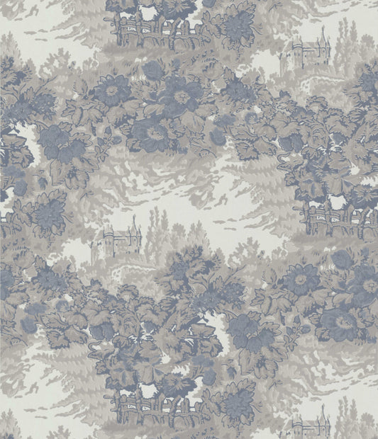 Slottstapet (“Castle Wallpaper”) is an elegant landscape design inspired by the grand interiors of the late 19th century. During this period, exclusive French arabesque patterns and richly decorated wallpapers became highly fashionable among wealthy families, while scenic landscape wallpapers emerged as a new way to bring storytelling and artistry to interior spaces.