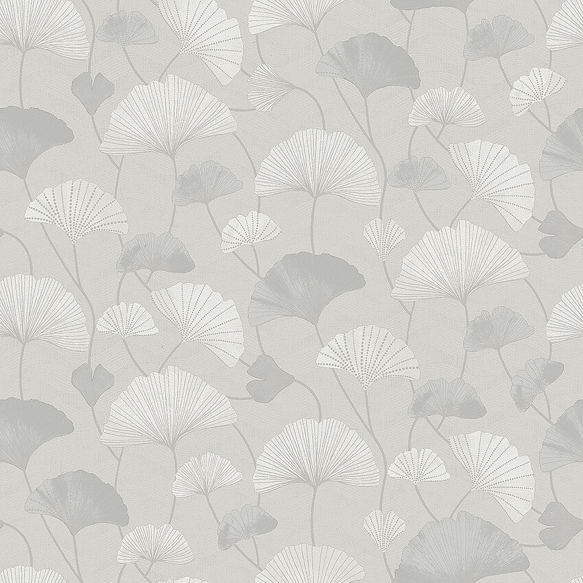 Colored in a gorgeous gray tone with an enchanting light shimmer, our Sophia wallpaper is modern and captivating.